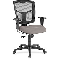 Lorell Ergomesh Managerial Mesh Mid-back Chair Castillo Metal Seat Color - Vinyl Seat Material - Black Back Color - Mesh Back Material - Mid Back - 5-star Base - 1 Each (LLR86209071)
