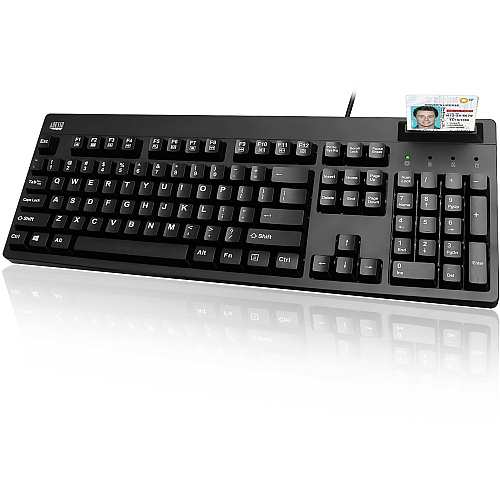 Adesso EasyTouch 630SB - Smart Card Reader Keyboard (AKB630SB)