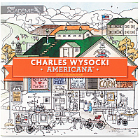 Mead Americana Adult Coloring Book Printed Book 46 Pages - Book (54014)