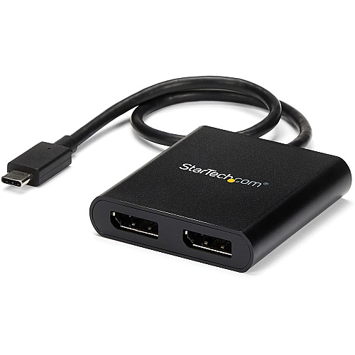 StarTech Usb-c To 2x Dp Multi Monitor Adapter Mst (MSTCDP122DP)