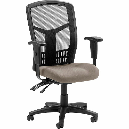 Lorell Ergomesh Executive High-Back Swivel Mesh Chair Dillon Stratus Seat Color - Vinyl Seat Material - Black Back Color - Mesh Back Material - Black Frame Color - Steel, Plastic Frame Material - High Back - 5-star Base - Armrest - 1 Each (LLR86200008)