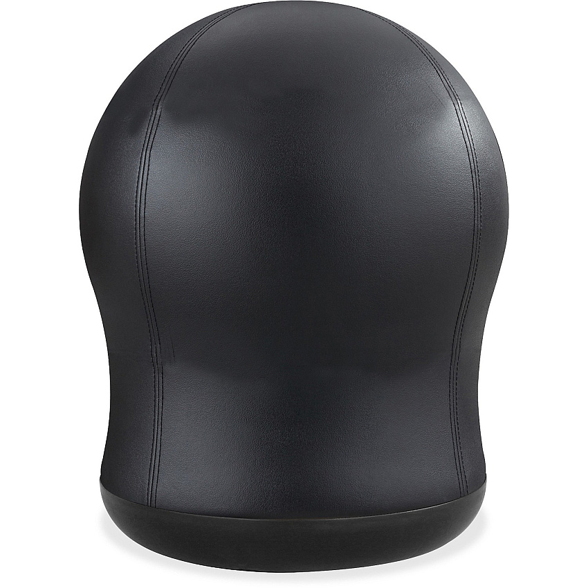 Safco Zenergy Vinyl Swivel Ball Chair Black Vinyl - Polyester - 1 Each (4760BV)