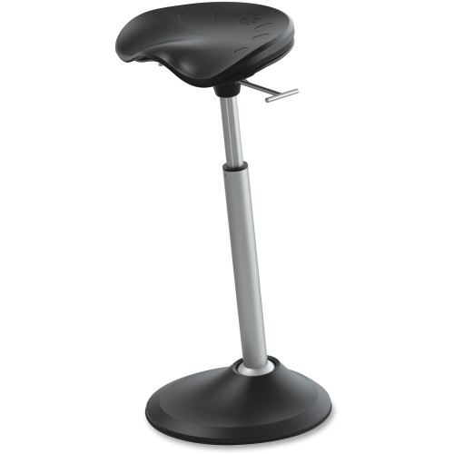 Safco Mobis II Seat by Focal Upright, Black/Black, Black Base (FFS2000BK)