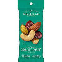 Sahale Snacks Fruit/Nut Trail Snack Mix Non-GMO, Gluten-free - Fruit and Nut - 1.50 oz - 18 / Carton (00330)
