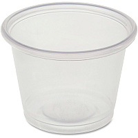 Genuine Joe 1 oz Portion Cups 1 fl oz - Clear - Polystyrene - Beverage, Sauce - 50/Bag - 50 / Carton (GJO19060)