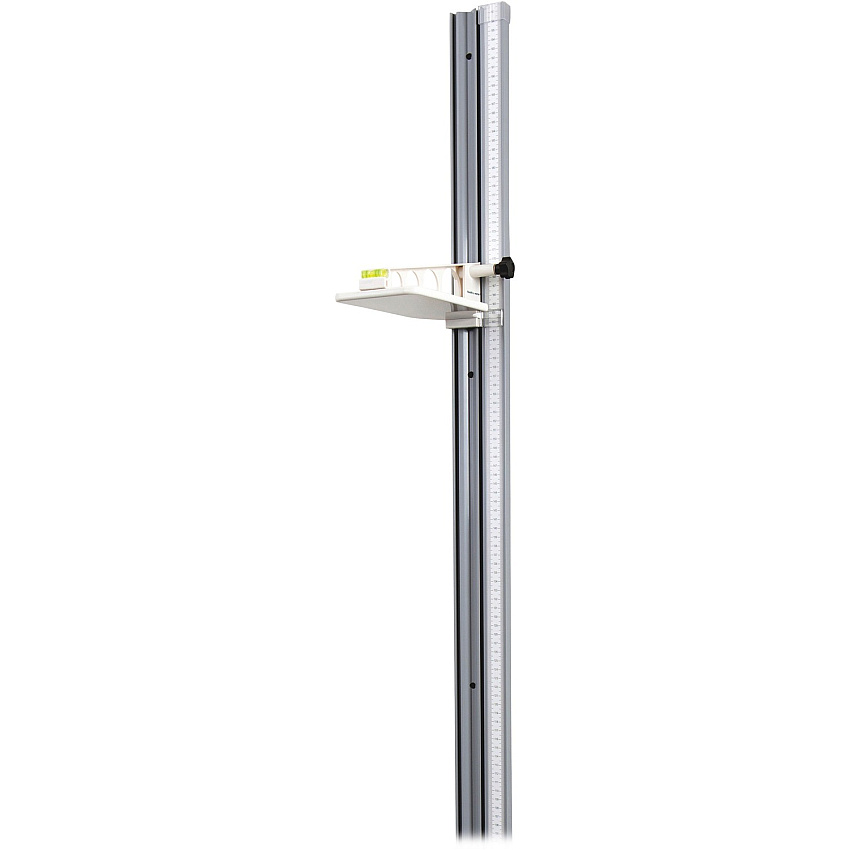 Health o Meter Wall-Mounted Height Rod 55.5" Length x 5" Width - 1/16 Graduations - Imperial, Metric Measuring System - 1 Each (205HR)