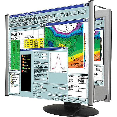 Kantek Lcd Monitor Magnifier Fits 24in Widescreen Monitors x 24" Length - Overall Size 14.3" Height x 7" Width (MAG24WL)