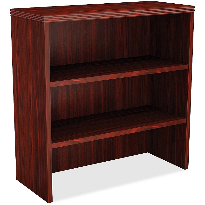 Lorell Chateau Stack-on Bookcase 36.5" Height x 36" Width x 15" Depth, x 1.5" Thickness Top - 2 Shelve(s) - Reeded Edge (LLR34351)