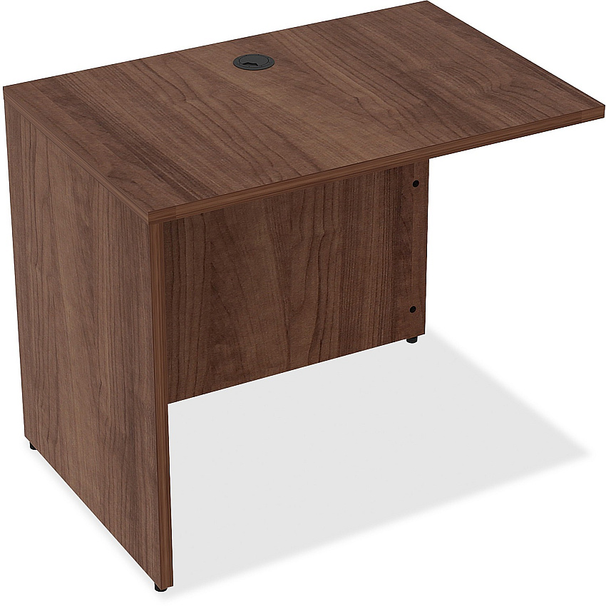 Lorell Essentials Series Return Shell 29.5" Height x 35" Width x 24" Depth - Material: Metal - Finish: Walnut, Laminate (LLR34400)