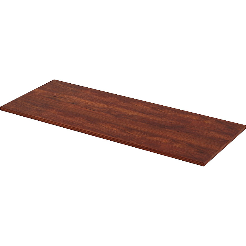 Lorell Training Tabletop Cherry Rectangle, Laminated Top - Adjustable Height - 60" Table Top Width x 24" Table Top Depth x 1" Table Top Thickness - Assembly Required - 1 Each (LLR59634)