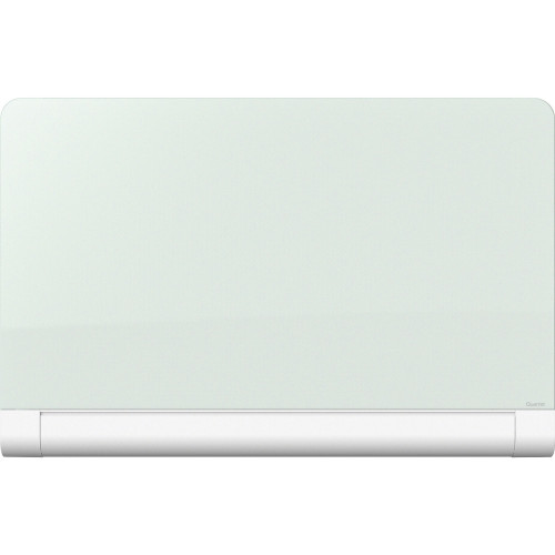 Quartet Horizon Magnetic Glass Marker Board with Hidden Tray, 85 x 48, White (G8548HT)