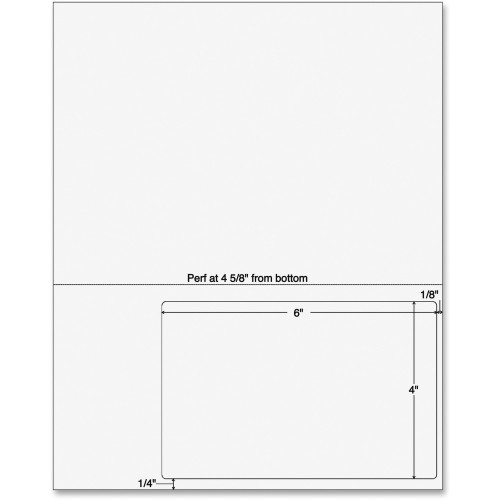 Sparco Laser, Inkjet Integrated Label Form (99592)
