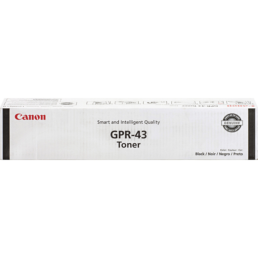 Canon GPR-43 Original Laser Toner Cartridge - Black - 1 Each
