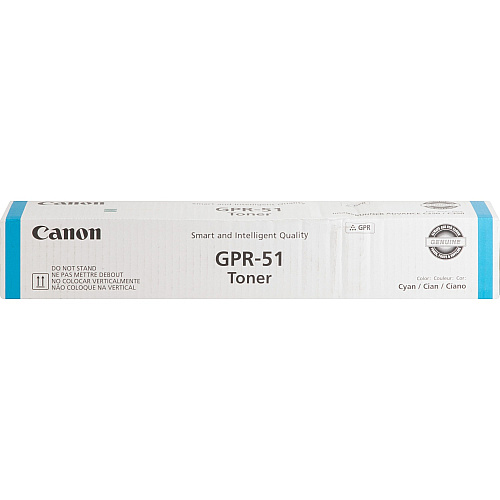 Canon GPR-51 Original Laser Toner Cartridge - Cyan - 1 Each 21500 Pages (GPR51C)