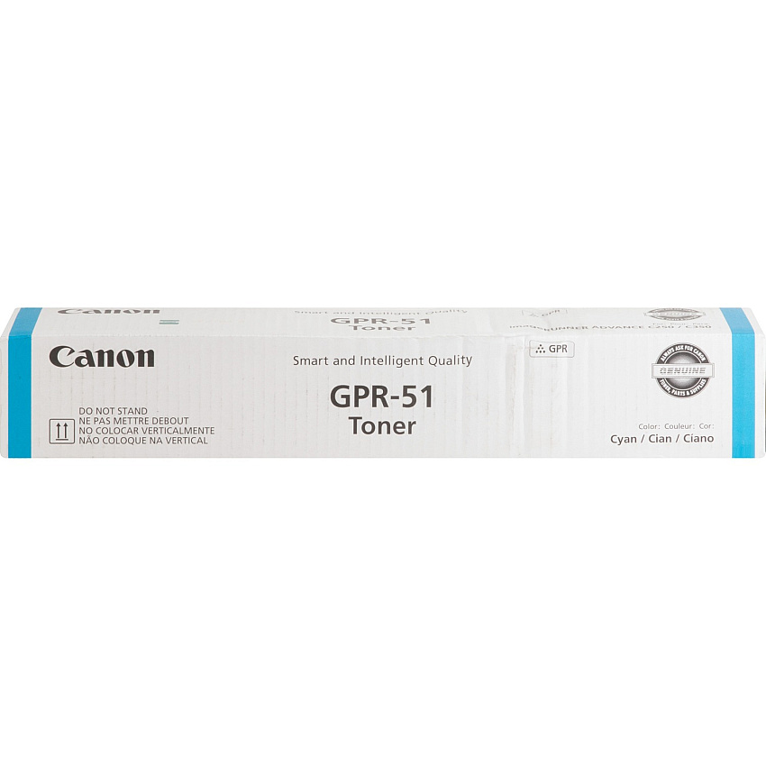 Canon GPR-51 Original Laser Toner Cartridge - Cyan - 1 Each 21500 Pages (GPR51C)