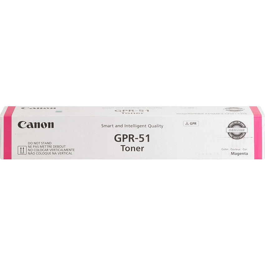 Canon GPR-51 Original Laser Toner Cartridge - Magenta - 1 Each 21500 Pages (GPR51M)
