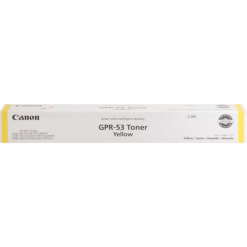 Canon GPR-53 Original Laser Toner Cartridge - Yellow - 1 Each 19000 Pages (GPR53Y)