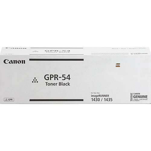 Canon GPR-54 Original Laser Toner Cartridge - Black - 1 Each