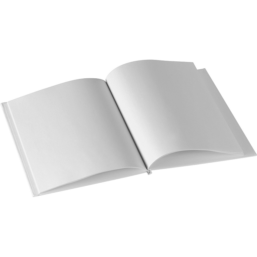 Ashley Hardcover Blank Book 28 Pages - Plain - 6" x 8" Sheet Size - White Paper - Hard Cover, Durable - 1 Each (10700)