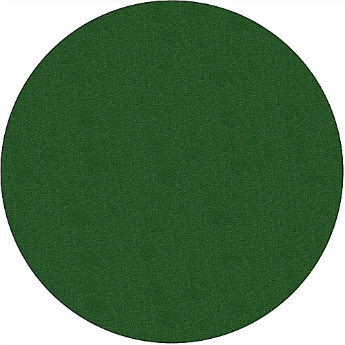 Flagship Carpets Classic Solid Color 6' Round Rug Traditional - 72" Diameter - Circle - Clover - Nylon - 1 Each (AS27CL)