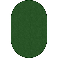 Flagship Carpets Classic Solid Color 12' Oval Rug Traditional - 91.20" Length x 12 ft Width - Oval - Clover - Nylon - 1 Each (AS45CL)
