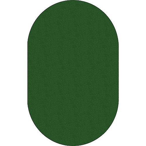 Flagship Carpets Classic Solid Color 12' Oval Rug Traditional - 91.20" Length x 12 ft Width - Oval - Clover - Nylon - 1 Each (AS45CL)