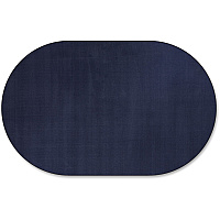 Flagship Carpets Classic Solid Color 12' Oval Rug Traditional - 91.20" Length x 12 ft Width - Oval - Navy - Nylon - 1 Each (AS45NV)