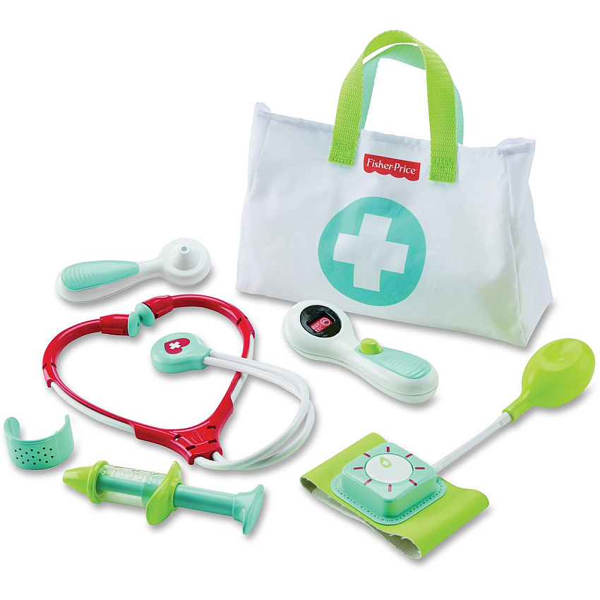 Fisher-Price - Plastic Play Medical Kit 1 Each - 3 Year to 6 Year - Multi - Plastic (DVH14)