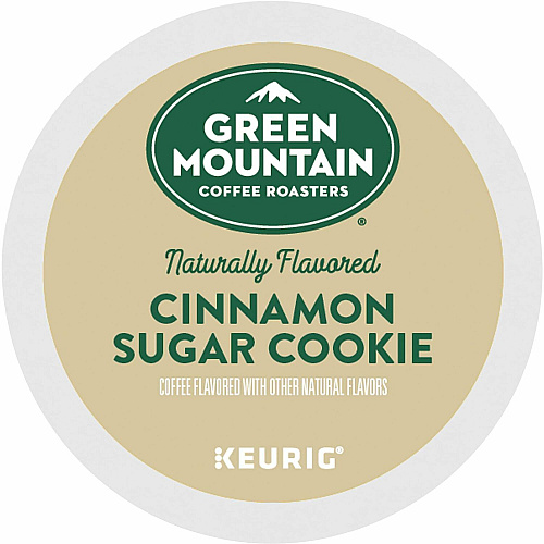 Green Mountain Coffee Roasters&reg; K-Cup Cinnamon Sugar Cookie Coffee Compatible with Keurig Brewer - Regular - Light - K-Cup, Pod - Cinnamon Sugar Cookie - Kosher - 24 / Pack (79742)