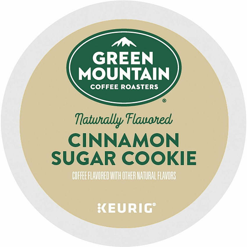Green Mountain Coffee Roasters&reg; K-Cup Cinnamon Sugar Cookie Coffee Compatible with Keurig Brewer - Regular - Light - K-Cup, Pod - Cinnamon Sugar Cookie - Kosher - 24 / Pack (79742)