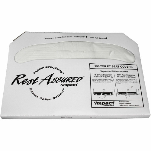 Impact Products Rest Assured Half Fold Toilet Seat Covers (25183273)