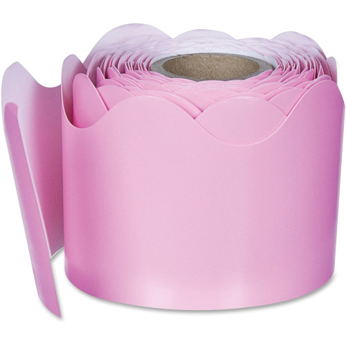 Carson-Dellosa Carson Dellosa Education Plain Continuous-roll Scalloped Border (108210)