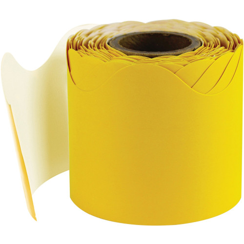 Carson-Dellosa Carson Dellosa Education Plain Continuous-roll Scalloped Border (108273)