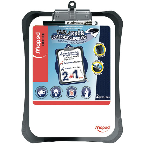 Maped Helix Two-in-one Dry Eraser Clipboard (350210)