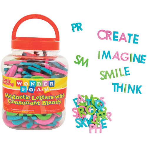 Pacon Wonderfoam Consonant Blends Magnetic Letters (AC9305)