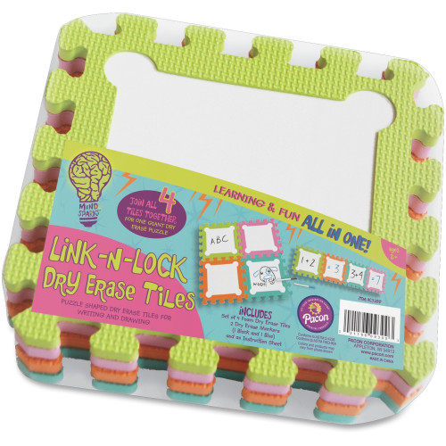 Mind Sparks Link-N-Lock Dry Erase Tiles (AC9350)