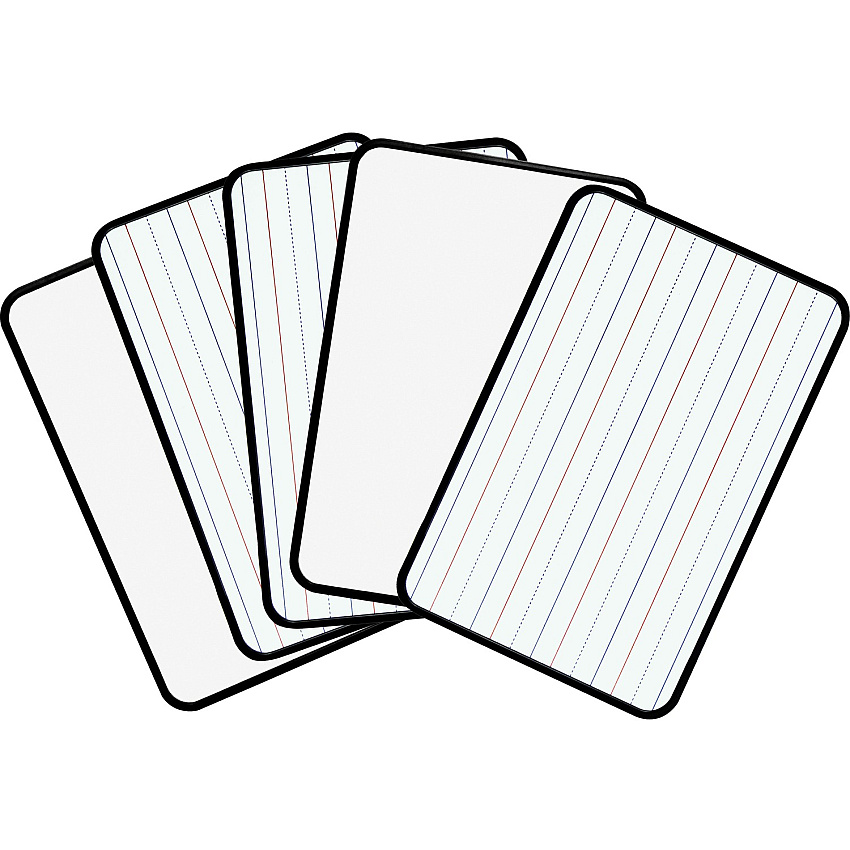 Sparco Dry-erase Lap Boards 11" (0.9 ft) Width x 8" (0.7 ft) Height - White Surface - Plastic Frame - Rectangle - Magnetic - 24 / Box (99818)