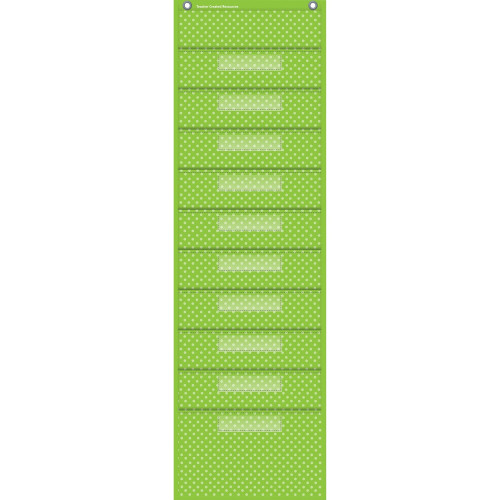Teacher Created Resources Polka Dot Storage Pocket Chart (20737)