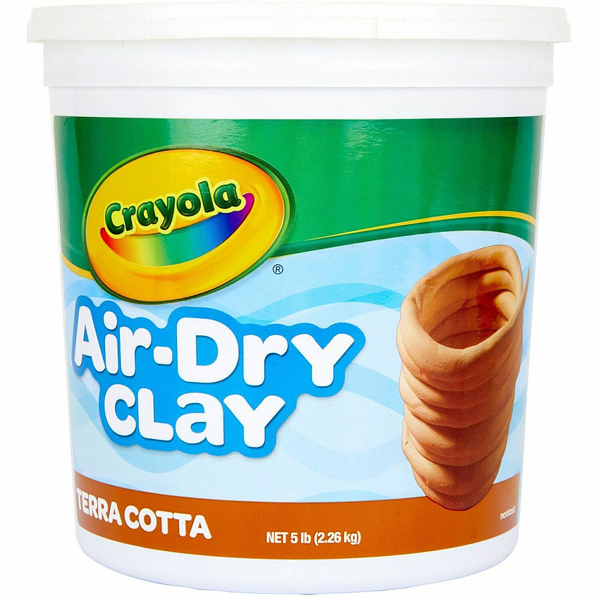 Crayola Air-Dry Clay Sculpture - Terra Cotta - 1 Each (572004)