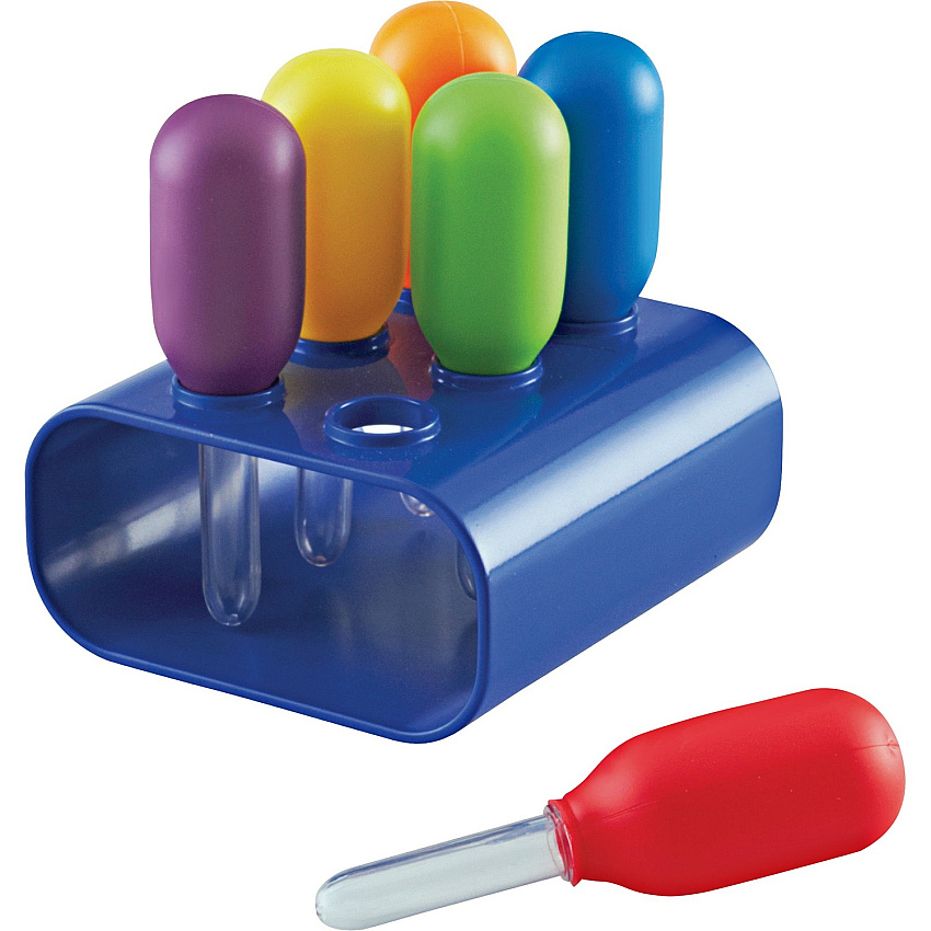Learning Resources Jumbo Eyedroppers Set Science Experiment Toy - Theme/Subject: Fun, Learning - 3 Year & Up (LER2779)