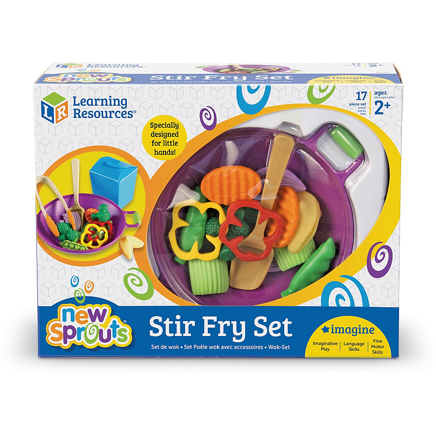 New Sprouts - Stir Fry Play Set 17 / Set - Assorted - Plastic (9264)