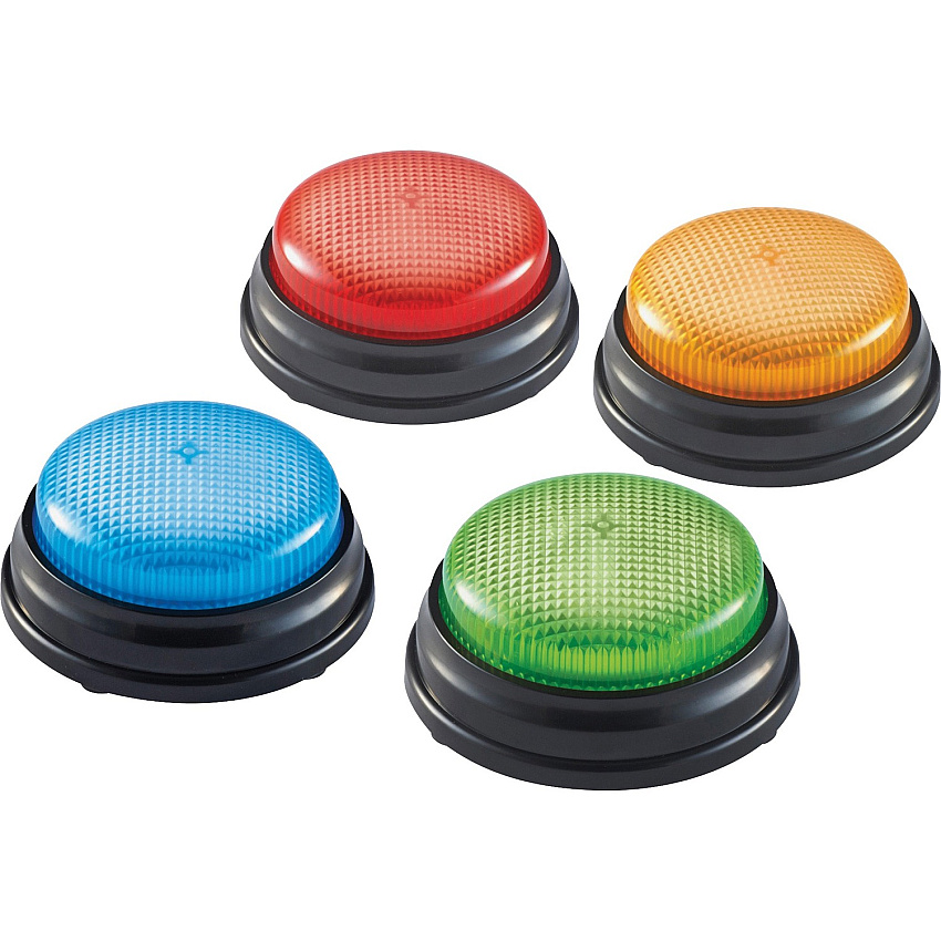 Learning Resources Lights & Sounds Buzzers Set Theme/Subject: Learning - Skill Learning: Sound, Game - 3+ - 1 Each (LER3776)