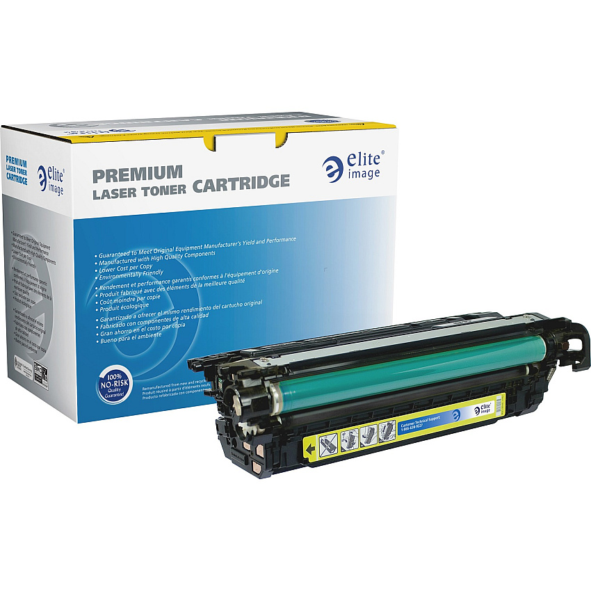Elite Image Remanufactured Laser Toner Cartridge - Alternative for HP 653A/X (CF322A) - Yellow - 1 Each 16500 Pages (76188)