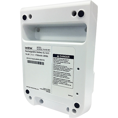 Brother QL-810W/QL-820NWB Battery For Label Printer - Battery Rechargeable - 1750 mAh - 14.4 V DC - 1 Each (PABU001)