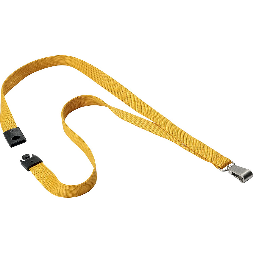 DURABLE Premium Textile Lanyard Ochre - 10 / Box (8127135)