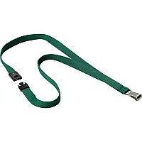 DURABLE Premium Textile Lanyard Dark Green - 10 / Box (812732)