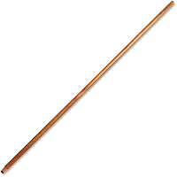Rubbermaid Commercial Lacquered Wood Broom Handle 60" Length x 1.30" Diameter - Natural - Lacquered Wood - 1 Each (636100LAC)