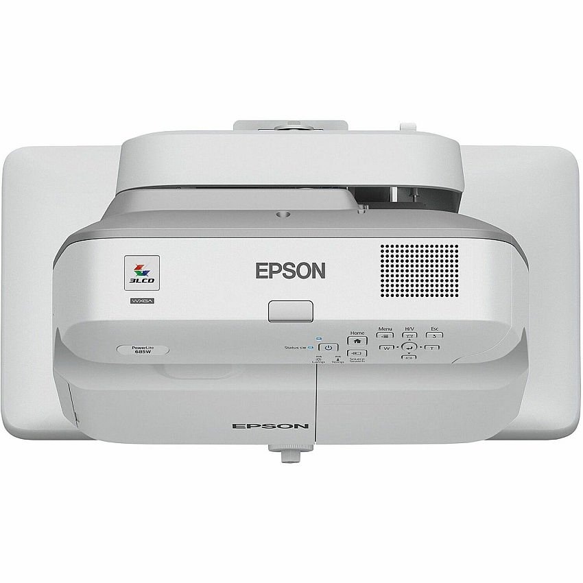 Epson PowerLite 685W Ultra Short Throw LCD Projector - 16:10 1280 x 800 - Rear, Front - 5000 Hour Normal Mode - 10000 Hour Economy Mode - WXGA - 3500 lm - HDMI - USB (V11H744520)