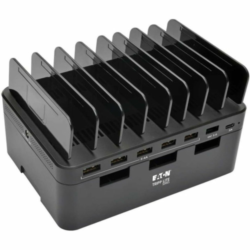 Tripp Lite USB Charging Station with Quick Charge 3.0, Holds 7 Devices, Black (U280007CQCST)