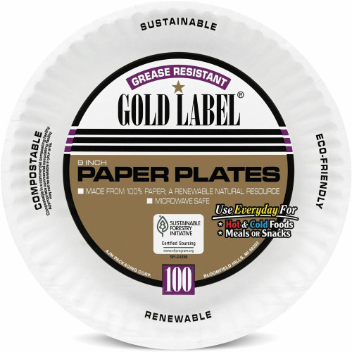 AJM Packaging Paper Dinnerware (CP9GOEWHEA)